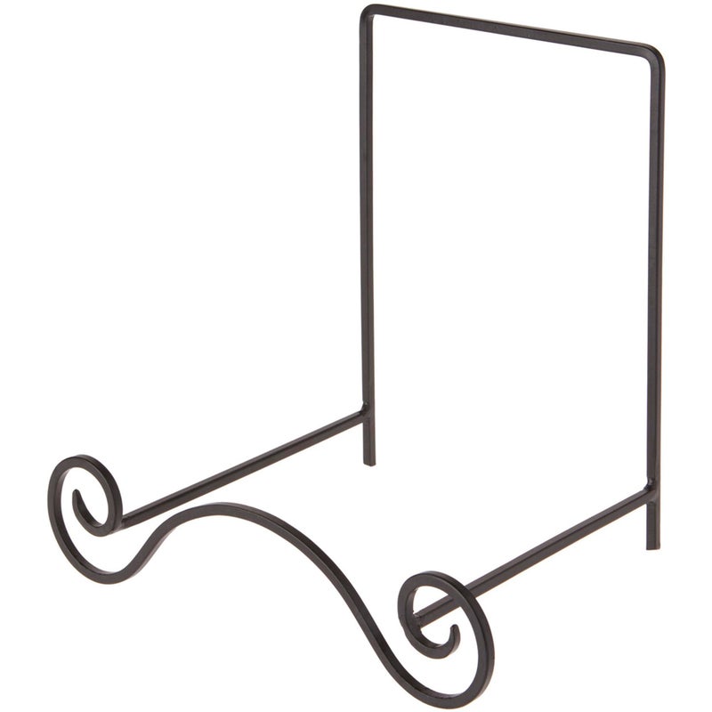 Bard's Wrought Iron Bowl or Deep Platter Stand, 9.375" H x 10.25" W x 7.625" D (For 12" - 16" Bowls or Deep Platters) - Image 1
